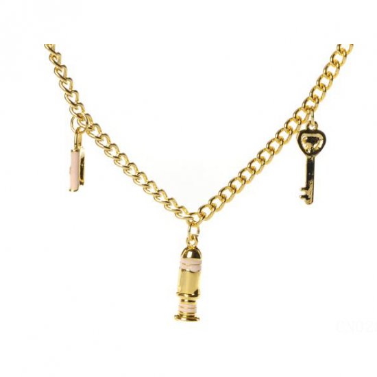 Coach Love Key Gold Necklaces CZS | Women